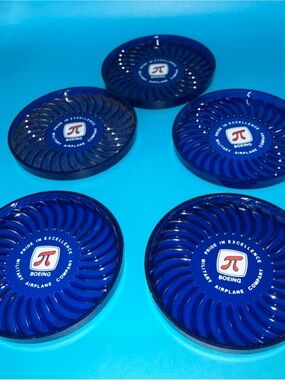 vintage promotional coaster from the Boeing Military Airplane Company Set Of 5
